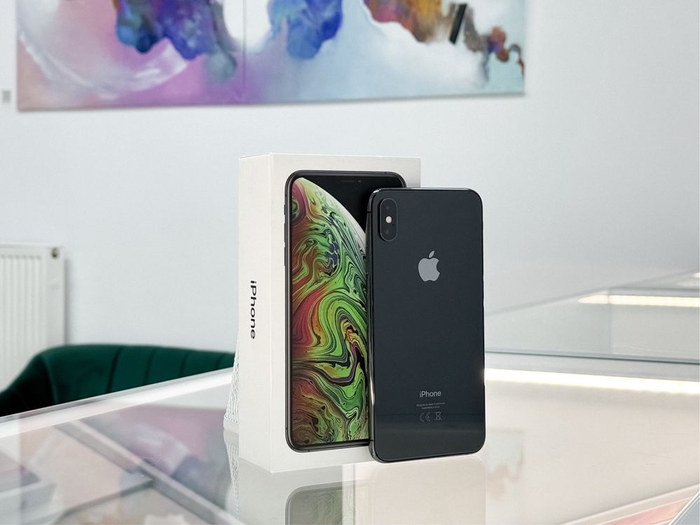 Sklep iPhone XS Max 64 GB Czarny Jak Nowy Gwarancja