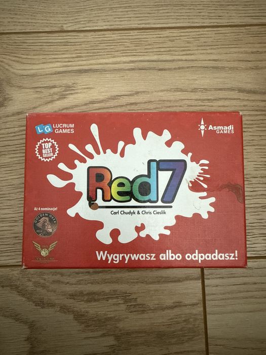 Gra karciana Red7 – kompletna, bardzo dobry stan