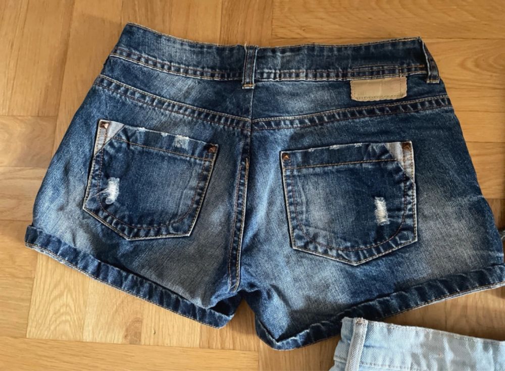 Spodenki jeansowe Zara, Bershka rozmiar 34