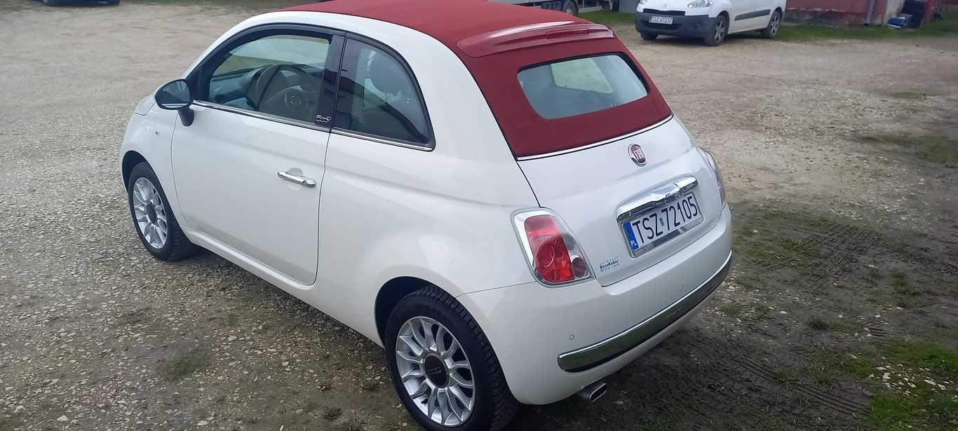 FIAT 500, kabriolet*benz.*w oryginale*klima*full serwis*stan b.dobry*