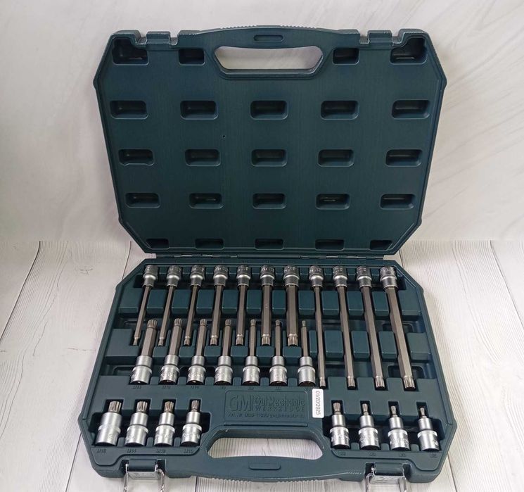 Набір біт в бітотримачі 1/2 Spline M5-M16 26 шт GUT MECHANIC BSS-11226
