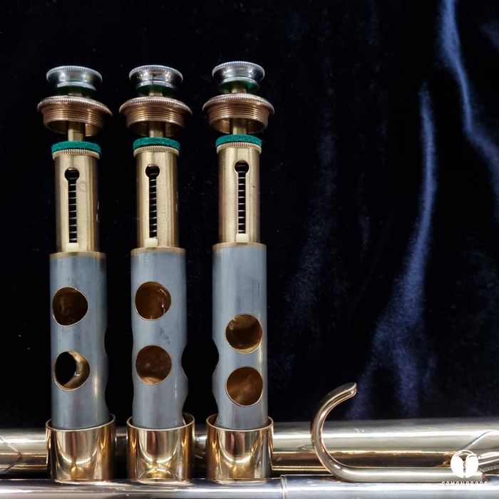 Trąbka Henri Selmer Paris Eb / D radial valves futerał Gamonbrass