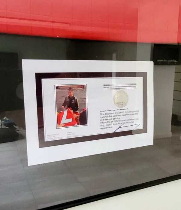 Koszulka Ronaldo Manchester United Autograf + Certyfikat Prezent