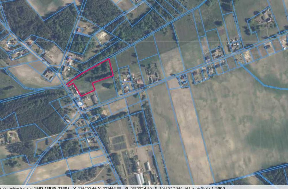 duża działka z warunkami zabudowy Rychlik