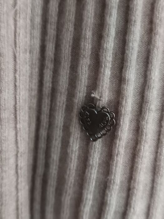 Vestido altura dos joelhos, meia estação M lãzinha