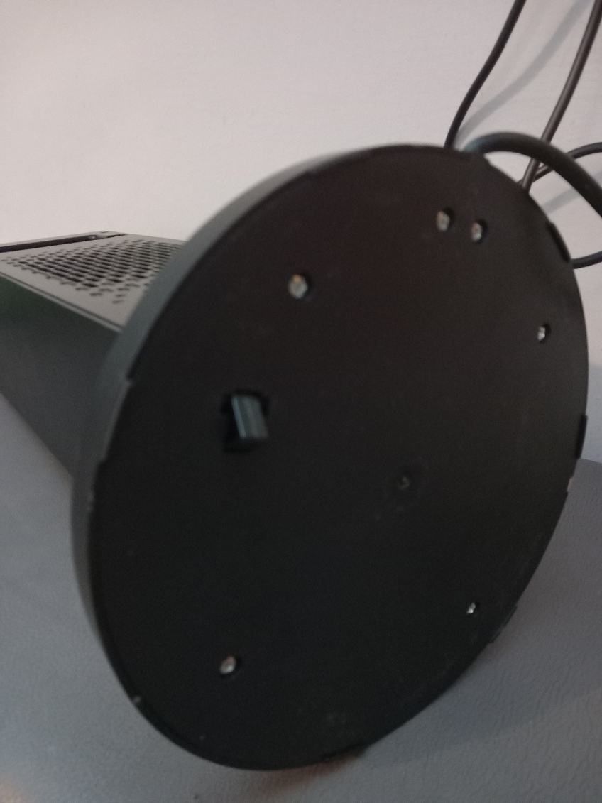 Czarny wentylator grzewczy 
TCP 2000W