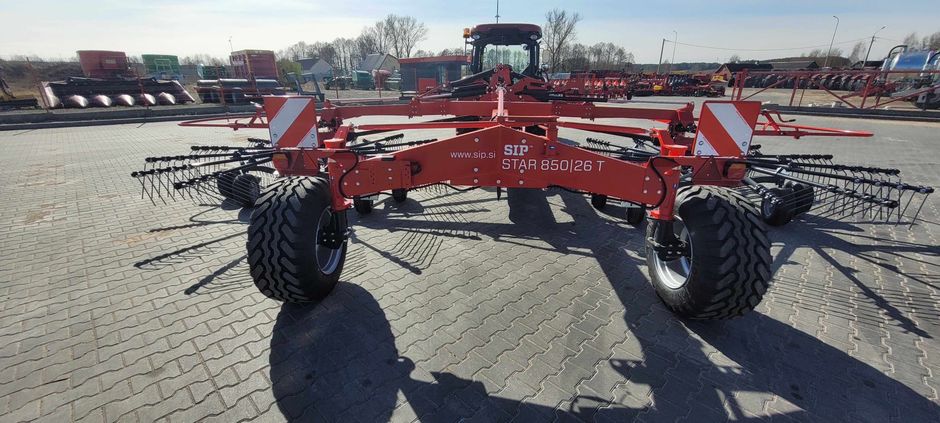 Zgrabiarka dwukaruzelowa SIP STAR 850/26 T
