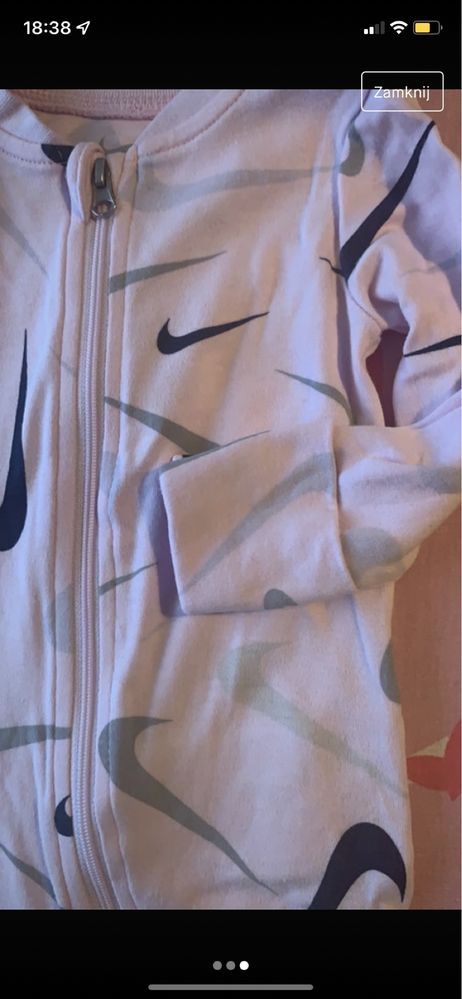 Kombinezon pajac nike 56-62 3M
