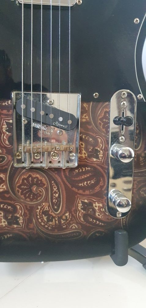Harley Benton Telecaster TE-70 Black Paisley