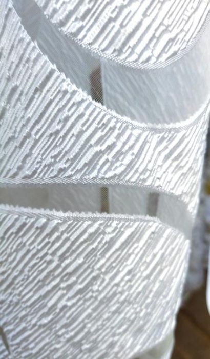 Тюль з візерунком, 5 м, мікрожатка.