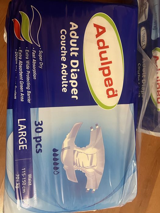 «Adulped» подгузники размер L для взрослых 4 упаковки