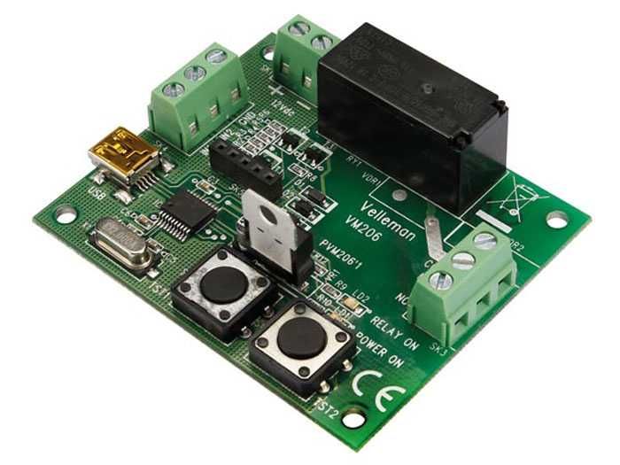 Módulo - Temporizador Universal com Interface USB - VM206 Velleman