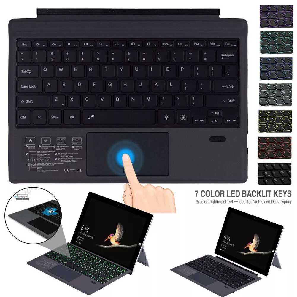 Bluetooth-клавіатура Surface Pro 7+ 7/6/5/4/3 Type Cover