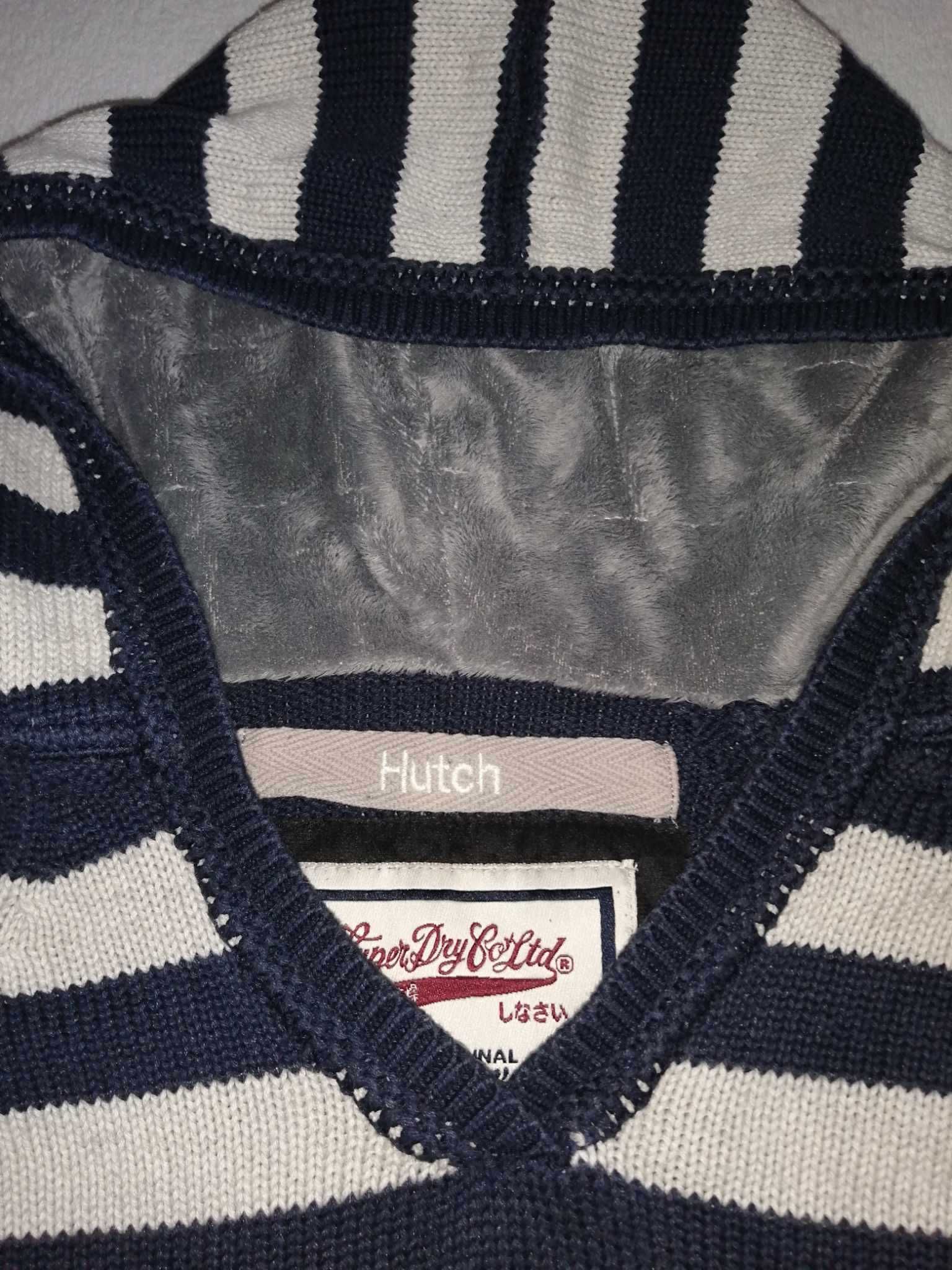 SUPERDRY HUTCH Sweter Damski M Kaptur Kangurka Oryginalny 100%