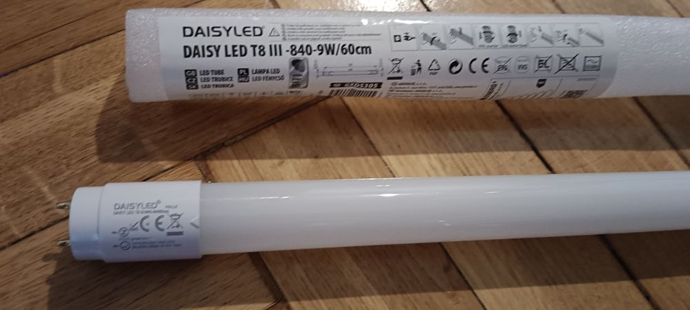 Świetlówka LED T8  9W/840. 60cm 1000lm
