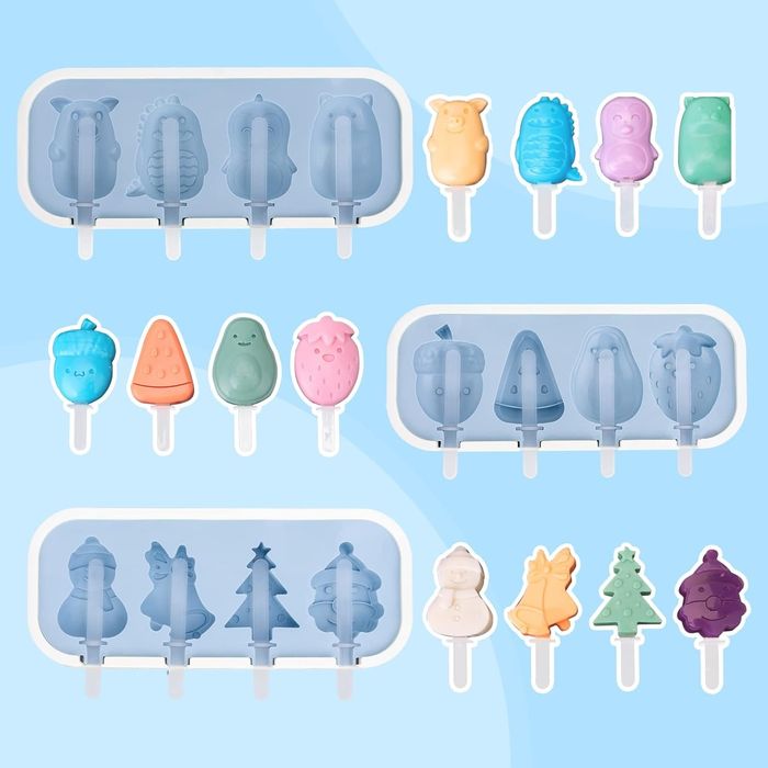 Foremki do lodów silikonowe