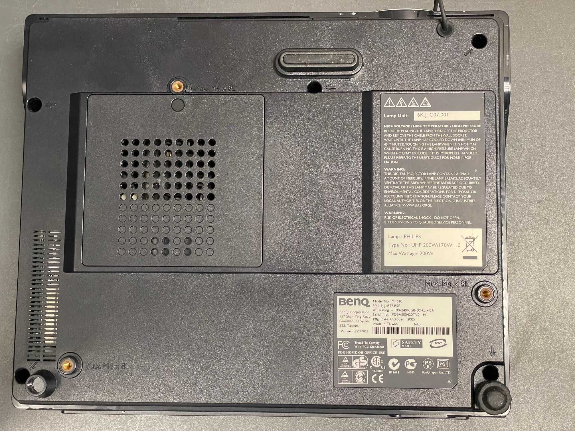 Projektor cyfrowy Benq MP610 DLP 2000 Lumenów SVGA 315 godzin