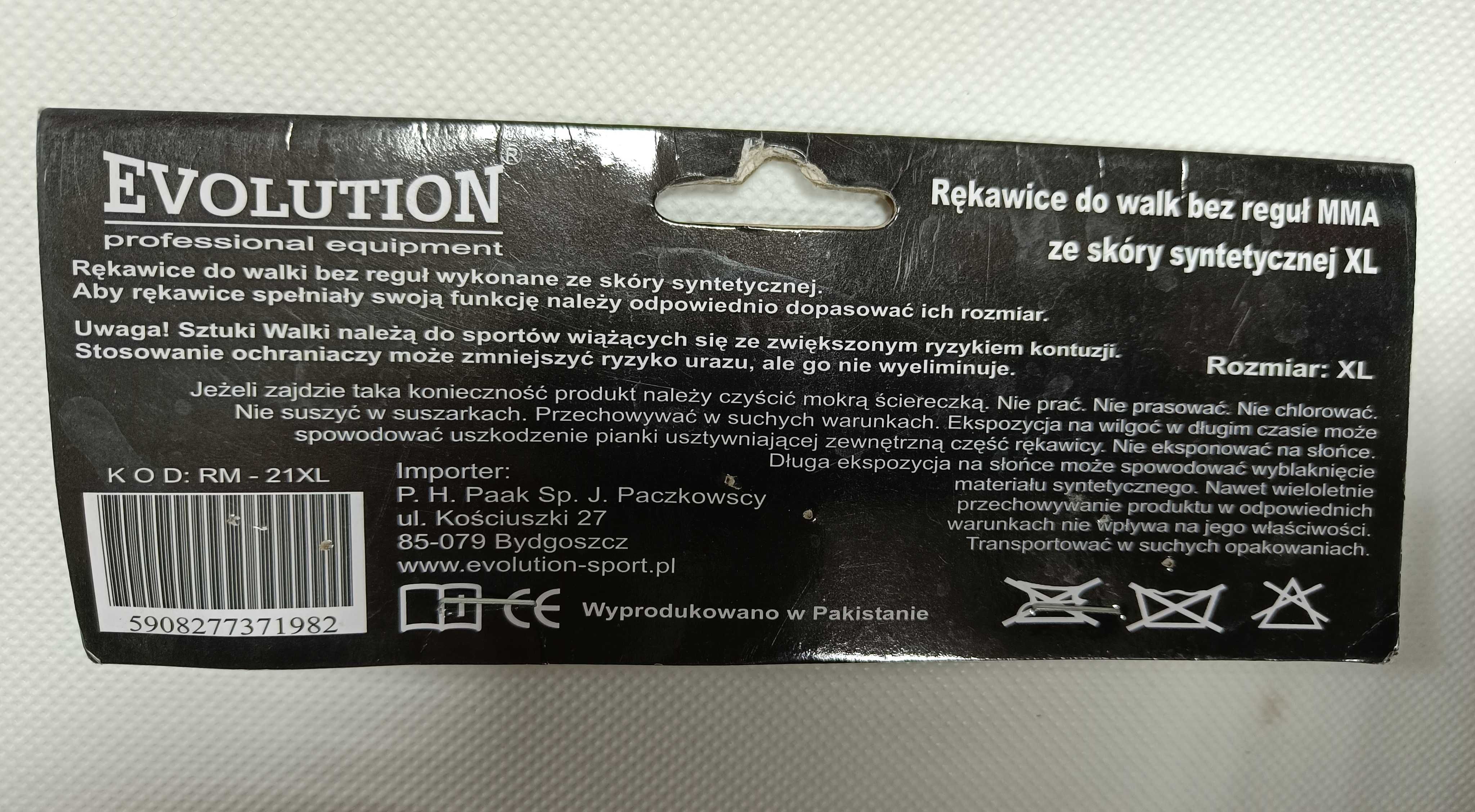 Rękawice MMA Evolution XL