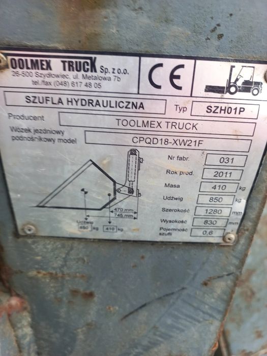 Wózek widłowy GPW Gliwice