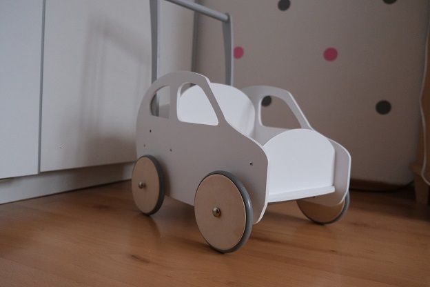PROMOCJA Mega zabawka drewniane autko samochód wózek