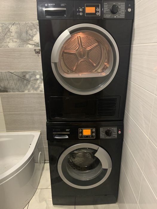 Стиральная и сушильная машина Bosch Logixx8 Sensitive Black