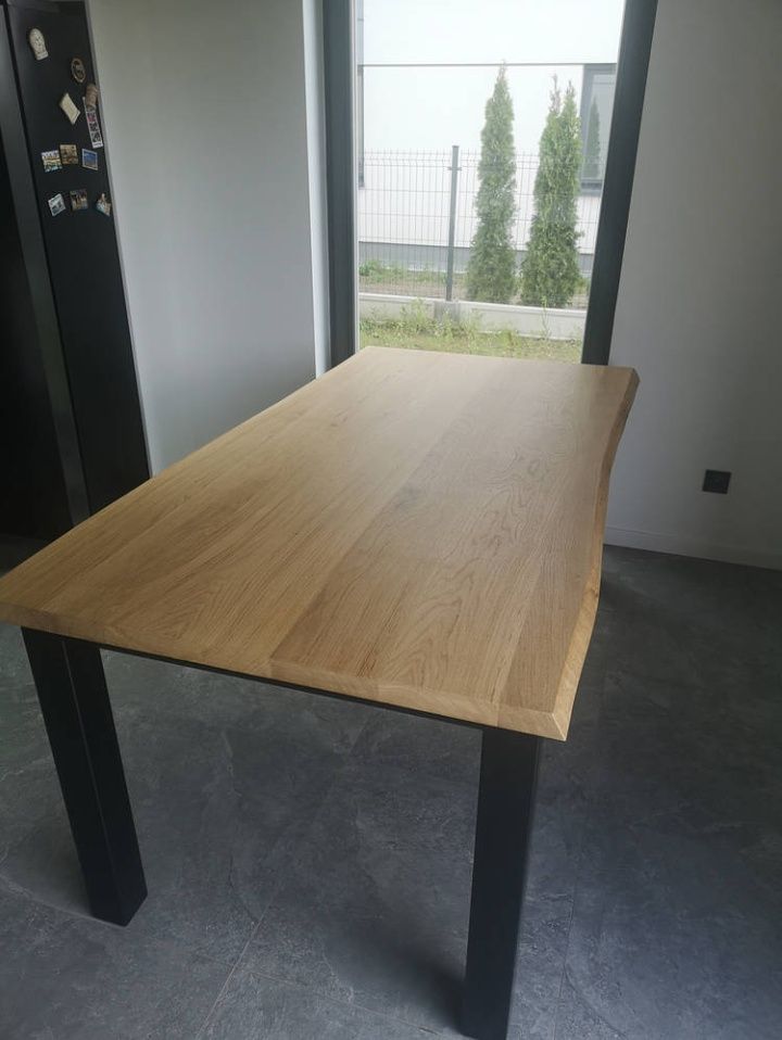 Unikatowy stół dębowy loft