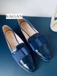 Eleganckie lakierowane mokasyny 38/39