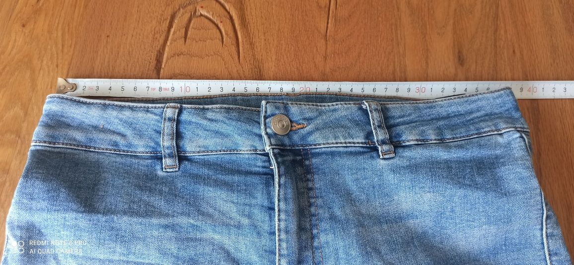 42 H&M jeansowe spodenki szorty roz. XL