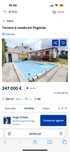 Terreno urbano 376 m2 com piscina e casa Diff