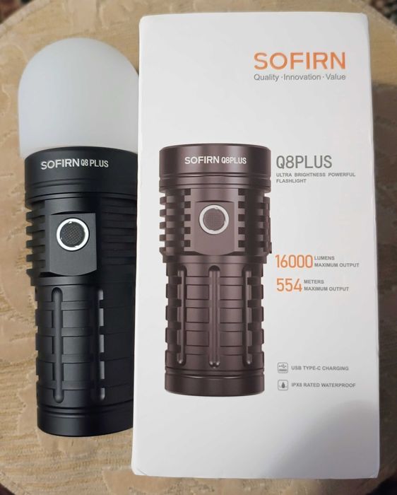 Sofirn Q8 Plus + фірмові акумулятори