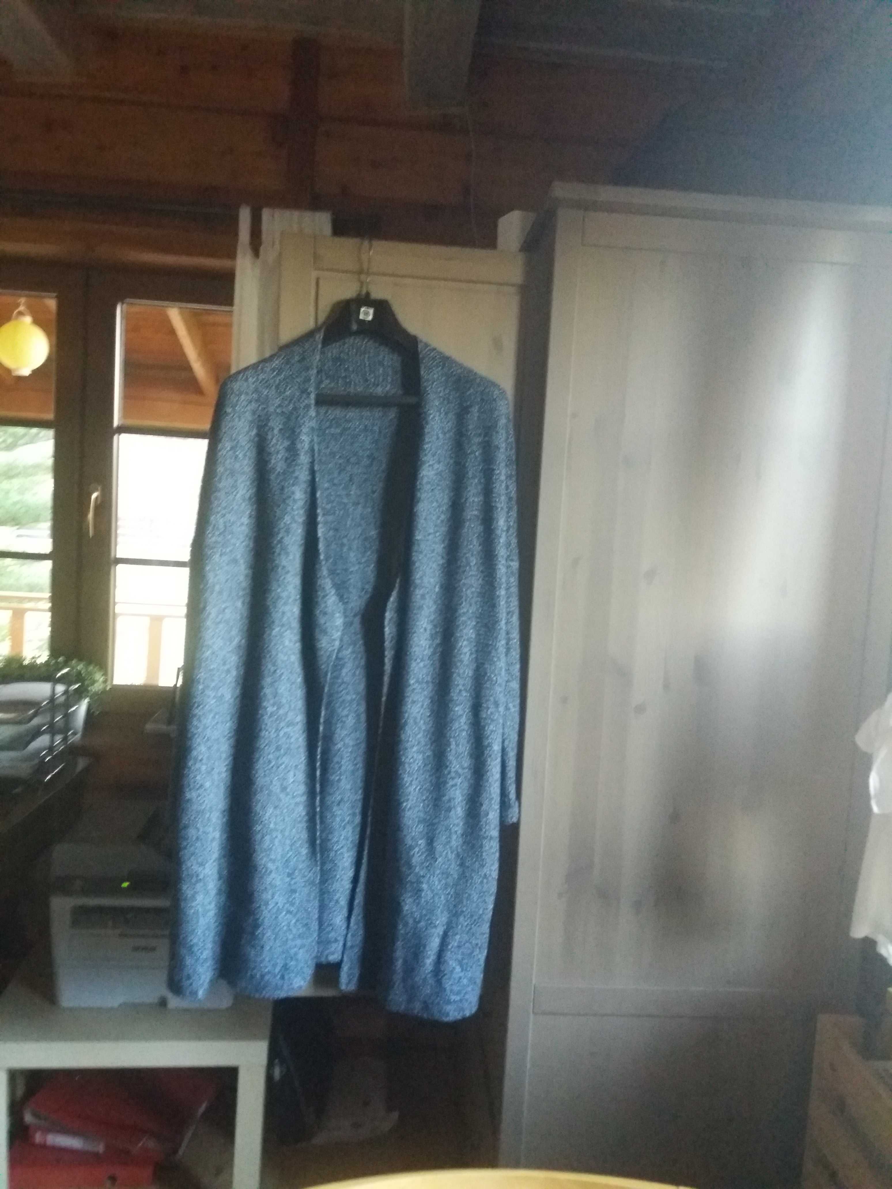 Sweter - Kardigan 3/4 długości, rozm. L/XL