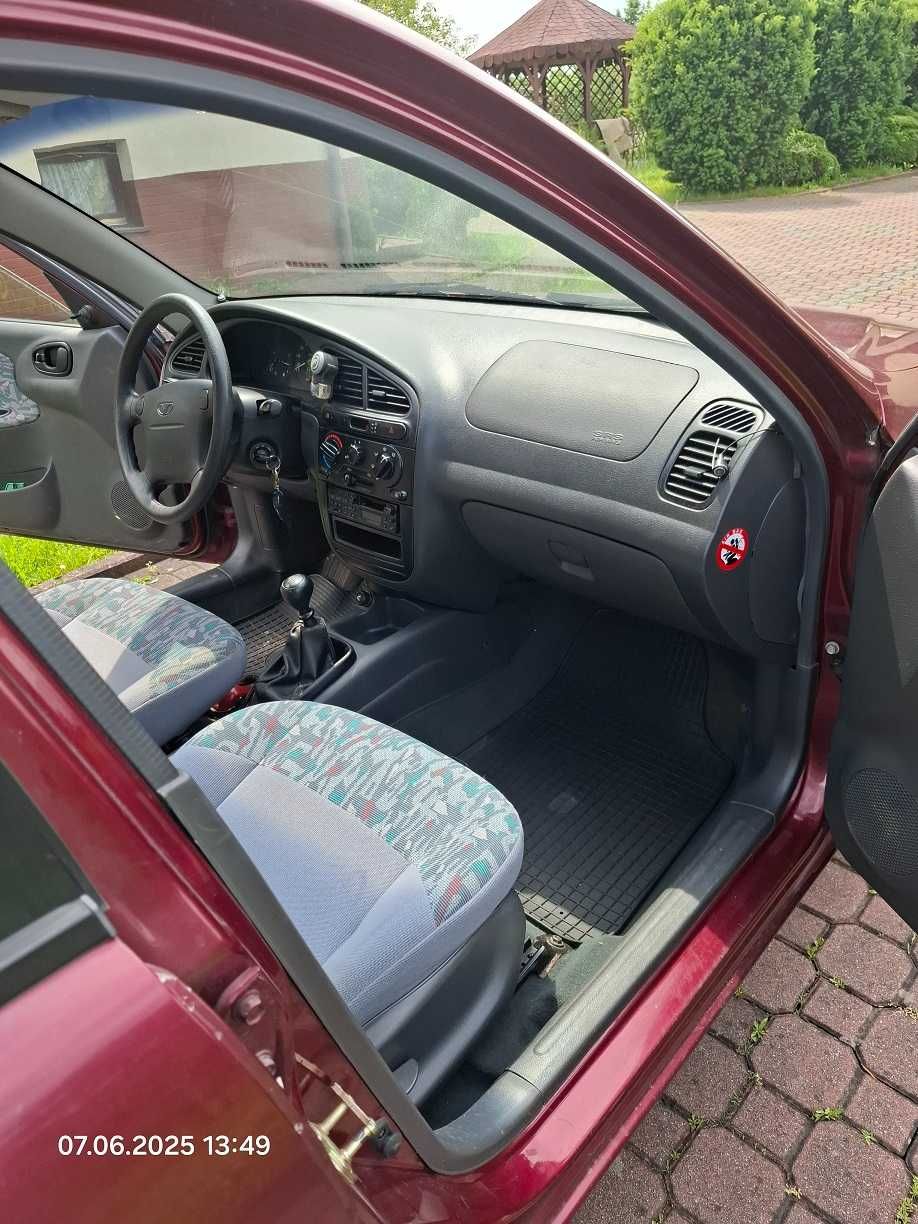 Daewoo Lanos 1,6 SX, 1998r.,niski przebieg 109 500km, silnik 106KM 16V