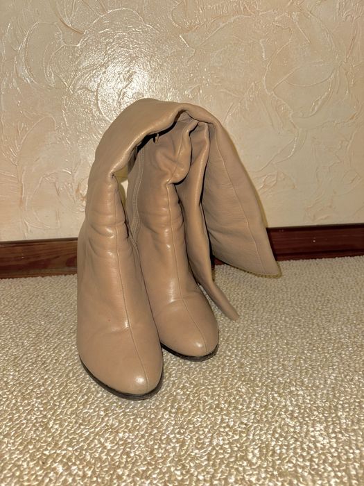 Шкіряні зимові сапоги