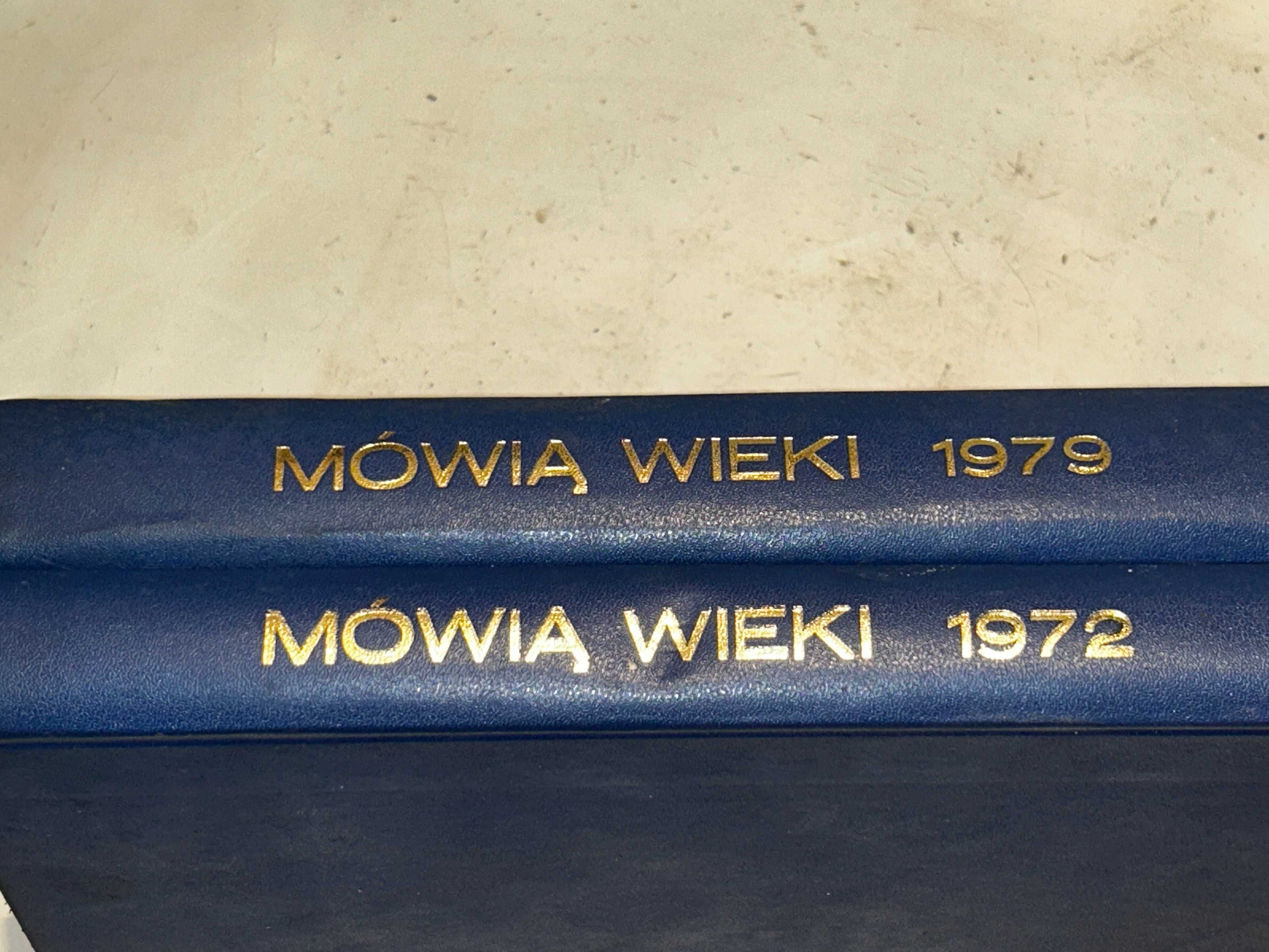 2 Oprawione czasopisma MÓWIĄ WIEKI 1972 i 1979r.