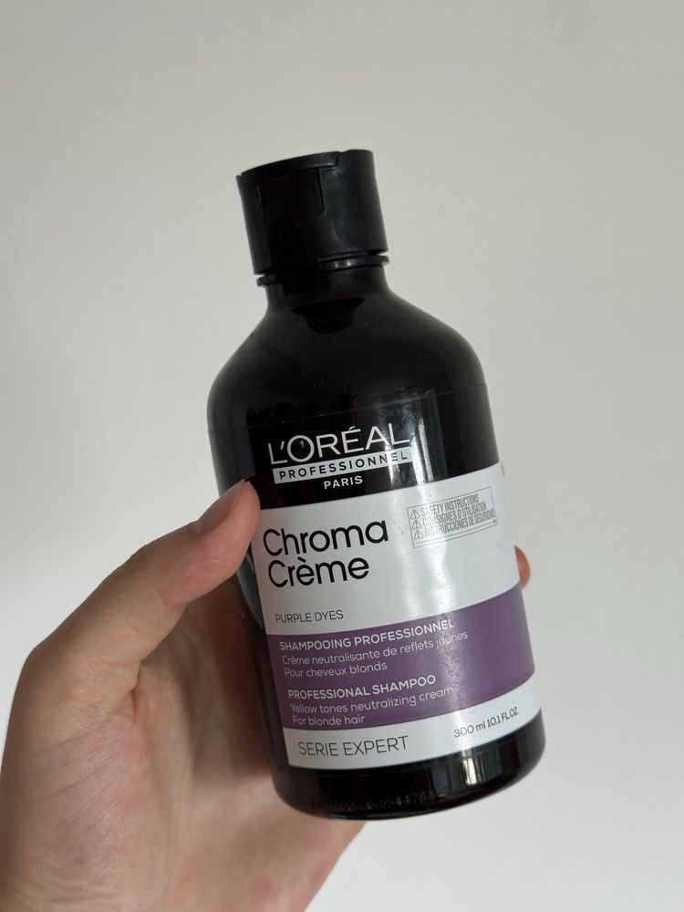 Fioletowy szampon Loreal chroma creme