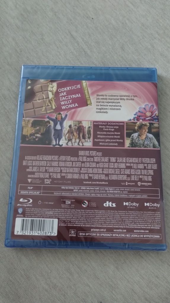 Wonka film Blu Ray