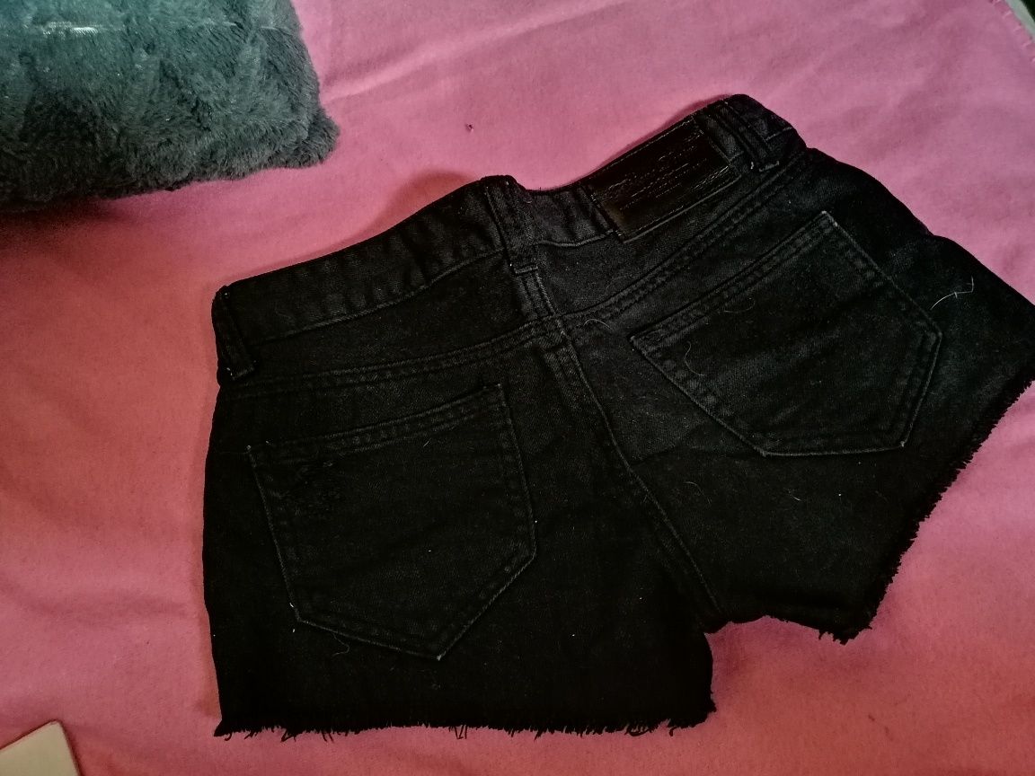 NEW YORKER spodenki dżinsowe szorty jeansowe postrzępione  NOWE!