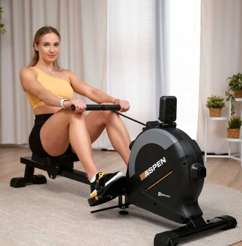 Тренувальний гребний тренажер Hop-Sport HS-080R Aspen магнітний