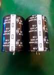 2x Kondensator Panasonic Matsushita 8200uF 80V Audio Snap-In 35 x 50mm