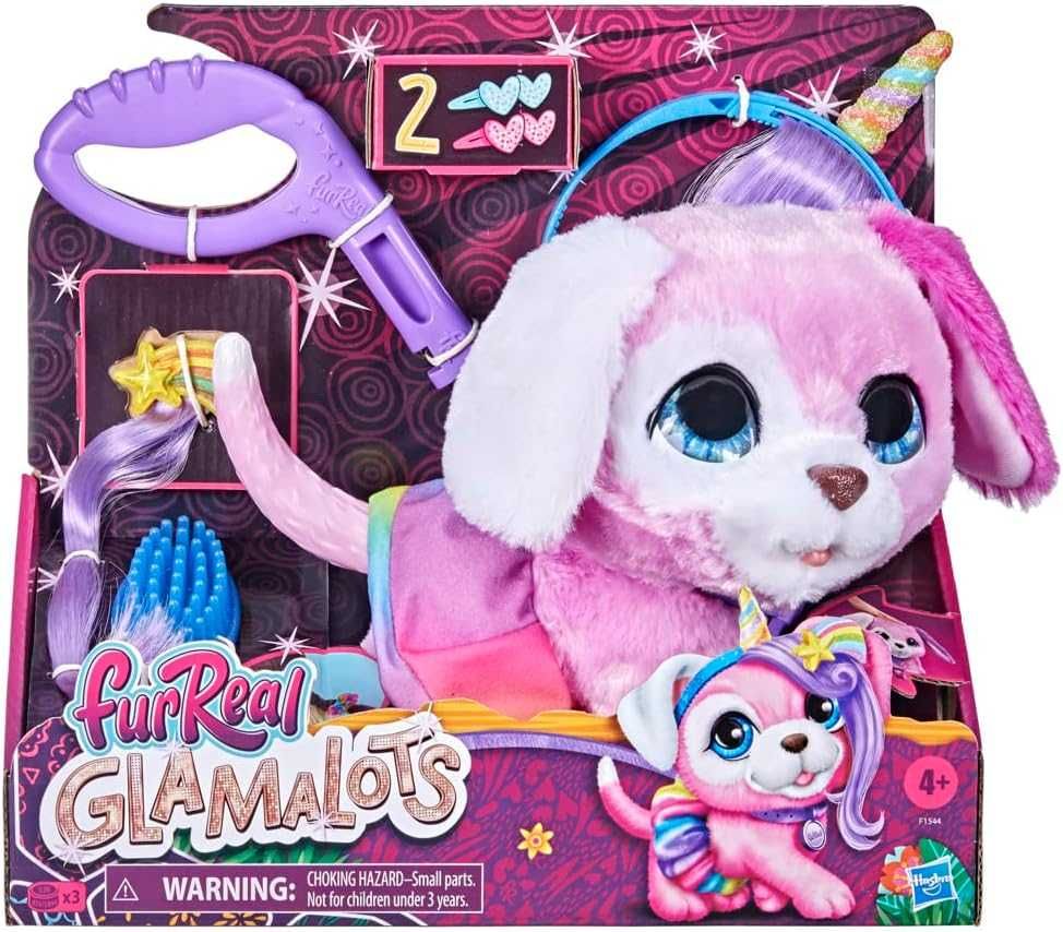Гламурный Щенок на поводке FurReal Glamalots Puppy F1544