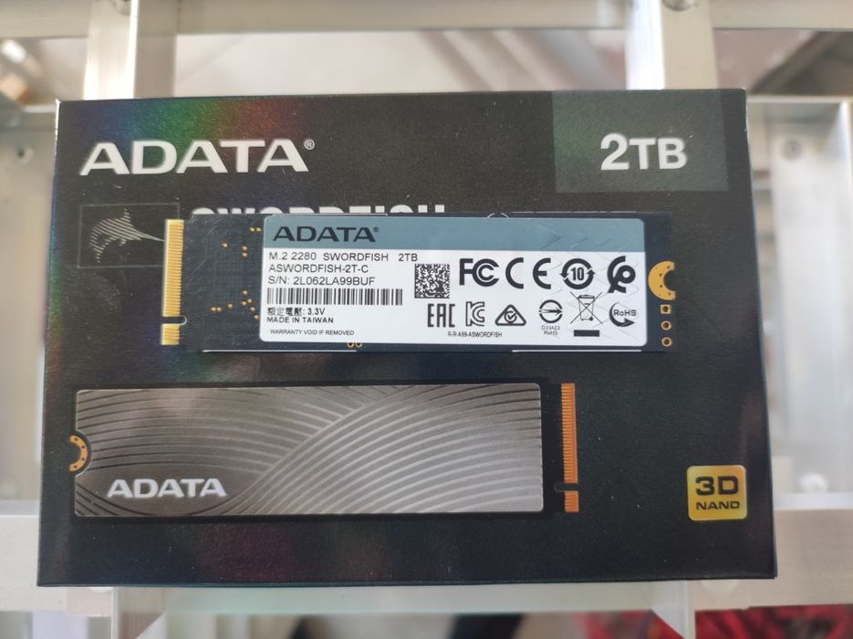 Nvme диск adata swordfish 2tb
