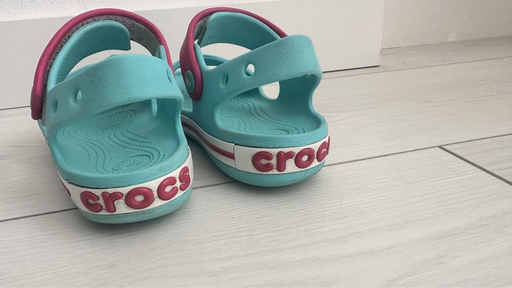 Crocs c12 кроксы блакітні