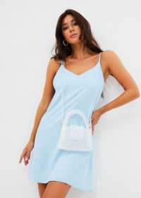 Голубое платье  сарафан New Look