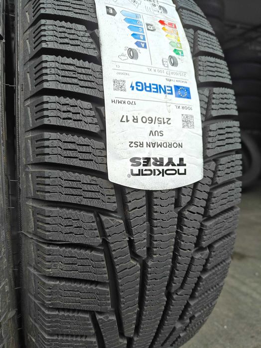 R17 215 60 шини зимові Nokian Nordman RS2 НОВІ агресивні арктичні
