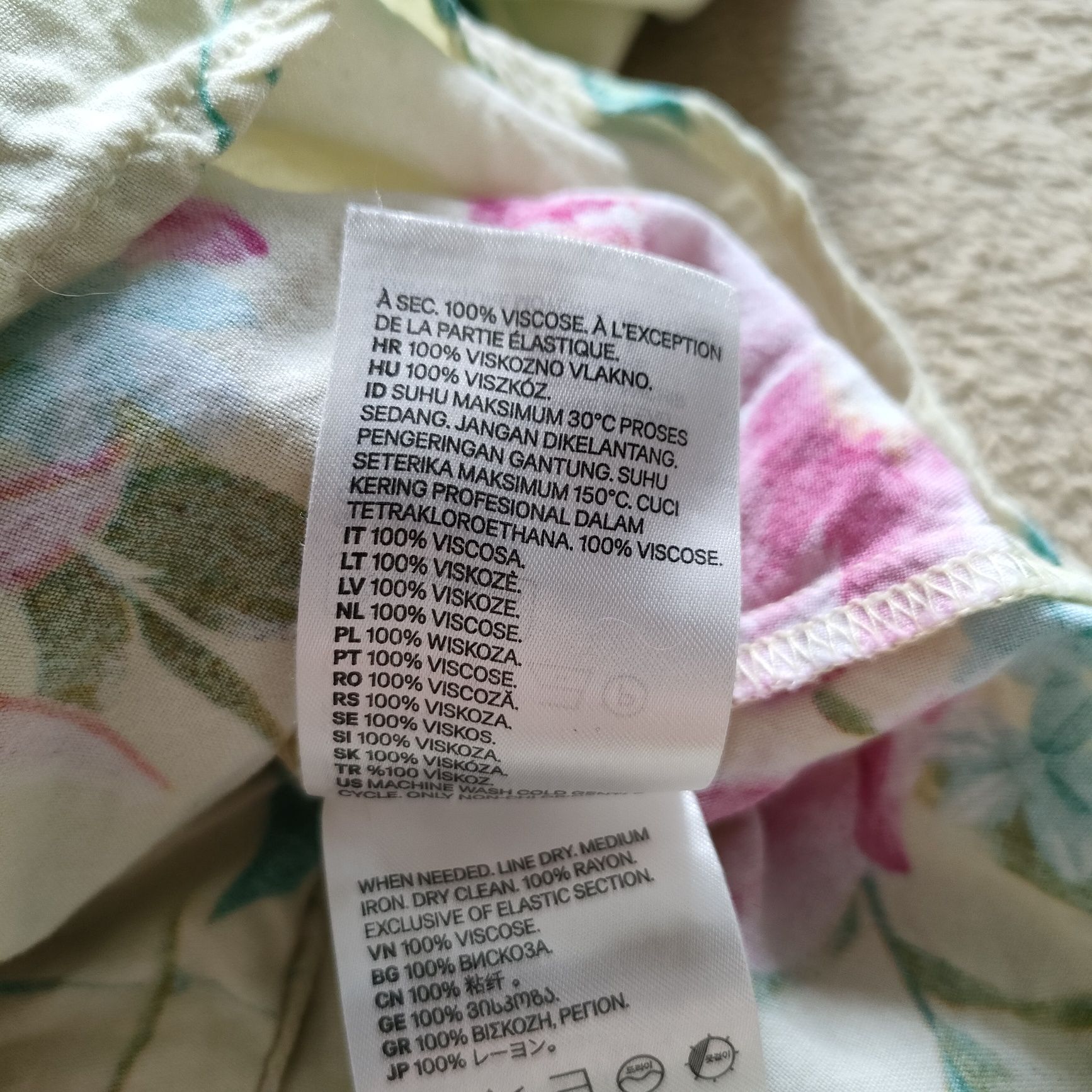 Dziewczęcy kombinezon H&M na lato rozmiar 170