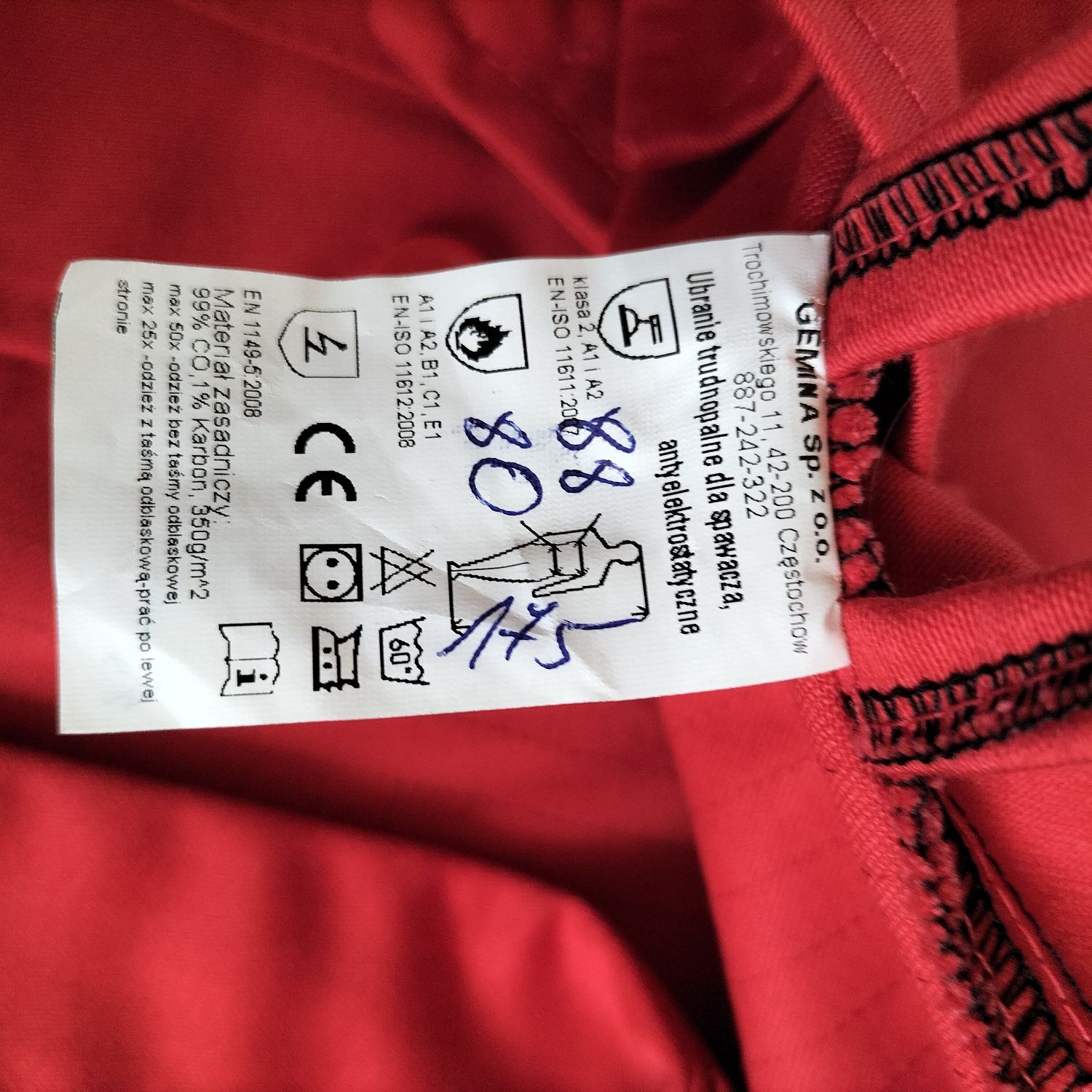 Bluza spawalnicza rozmiar S