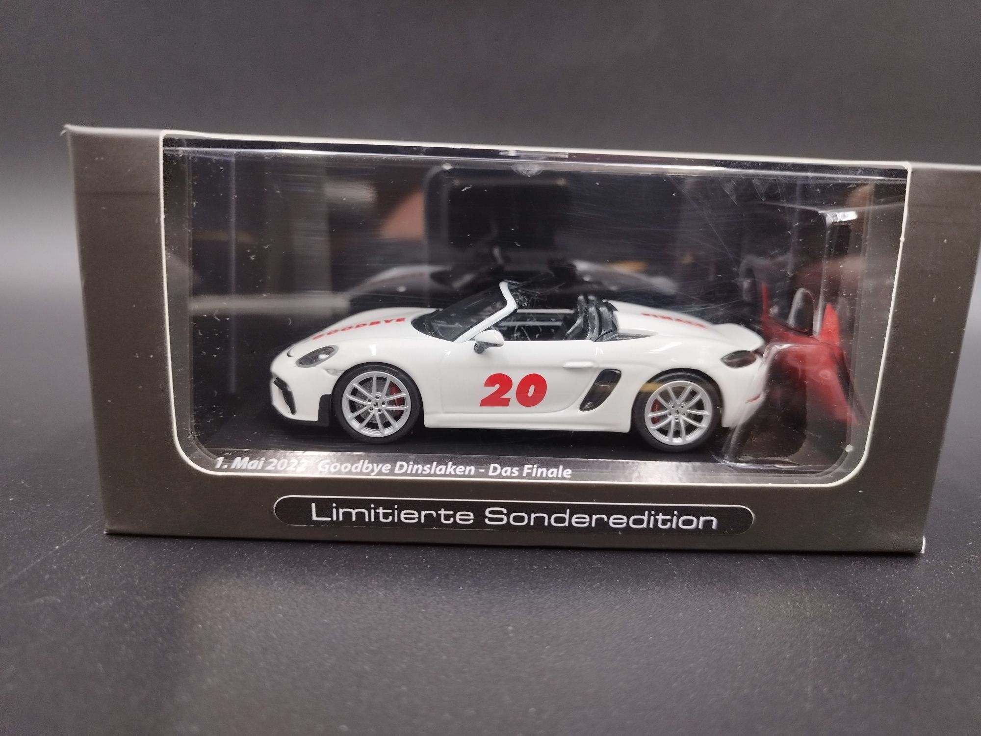 1:43 Minichamps Porsche Boxter 982 Spider model limit 41/50