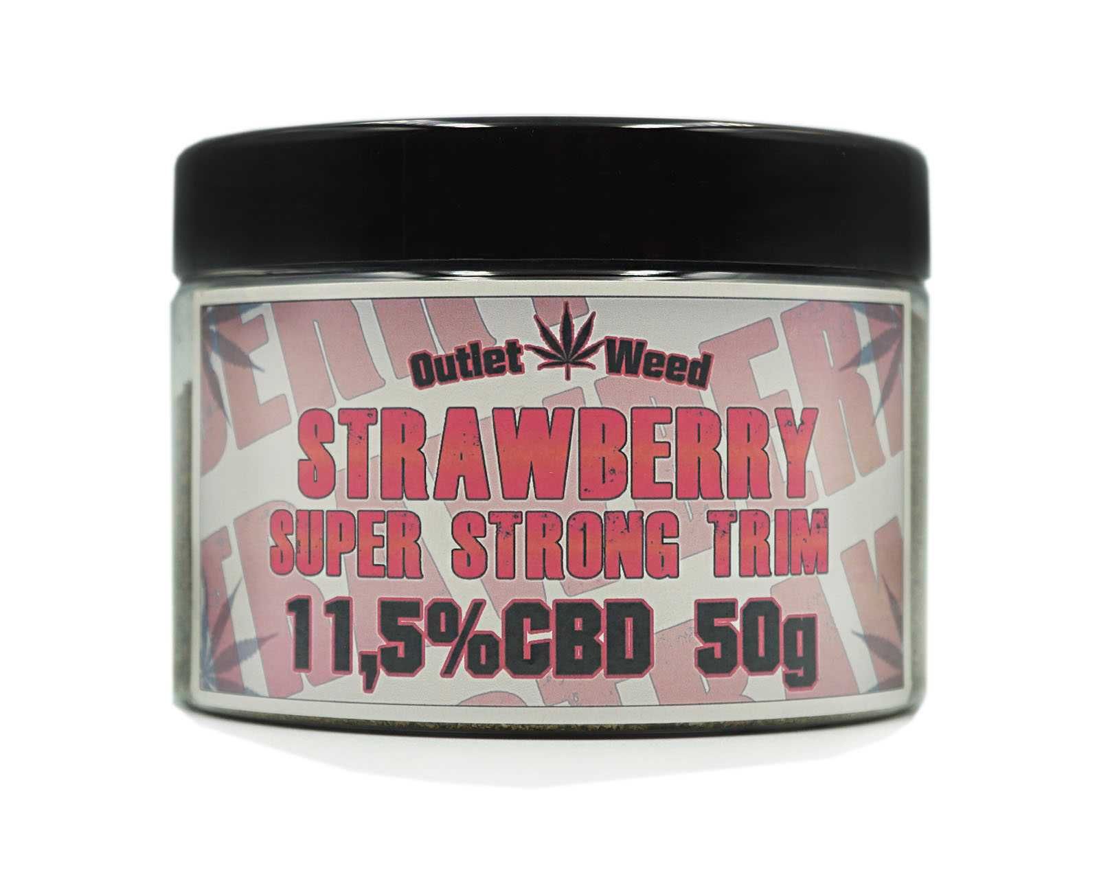 Susz konopny 50 gram Strawberry Super Strong Trim 11,5% CBD