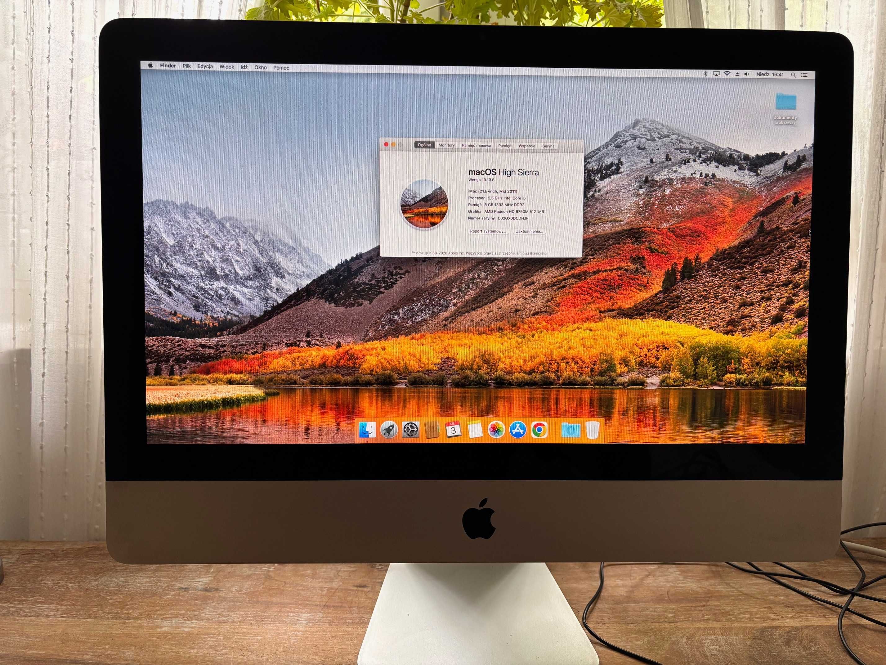 iMac 21.5-calowy, połowa 2011 r.