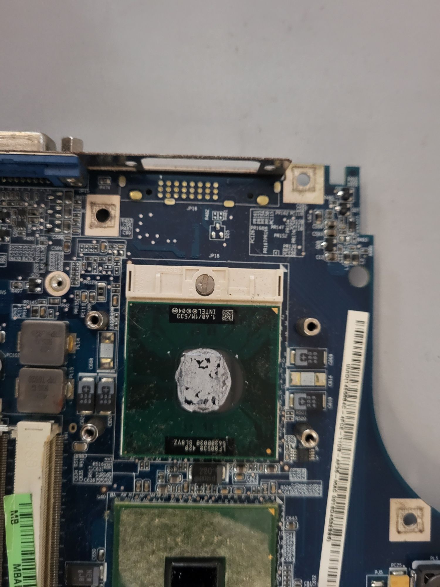 Sprzedam Płyte główną +Procesor do laptopa Acer 2490 BL50